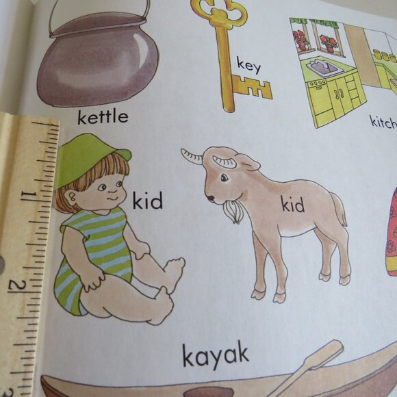 My "k" Book My First Steps To Reading WHITE BOOK Hardcover Alphabet Series - Picture 11 of 12